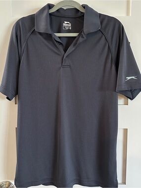 Slazenger Men's Dark Gray Performance Polo